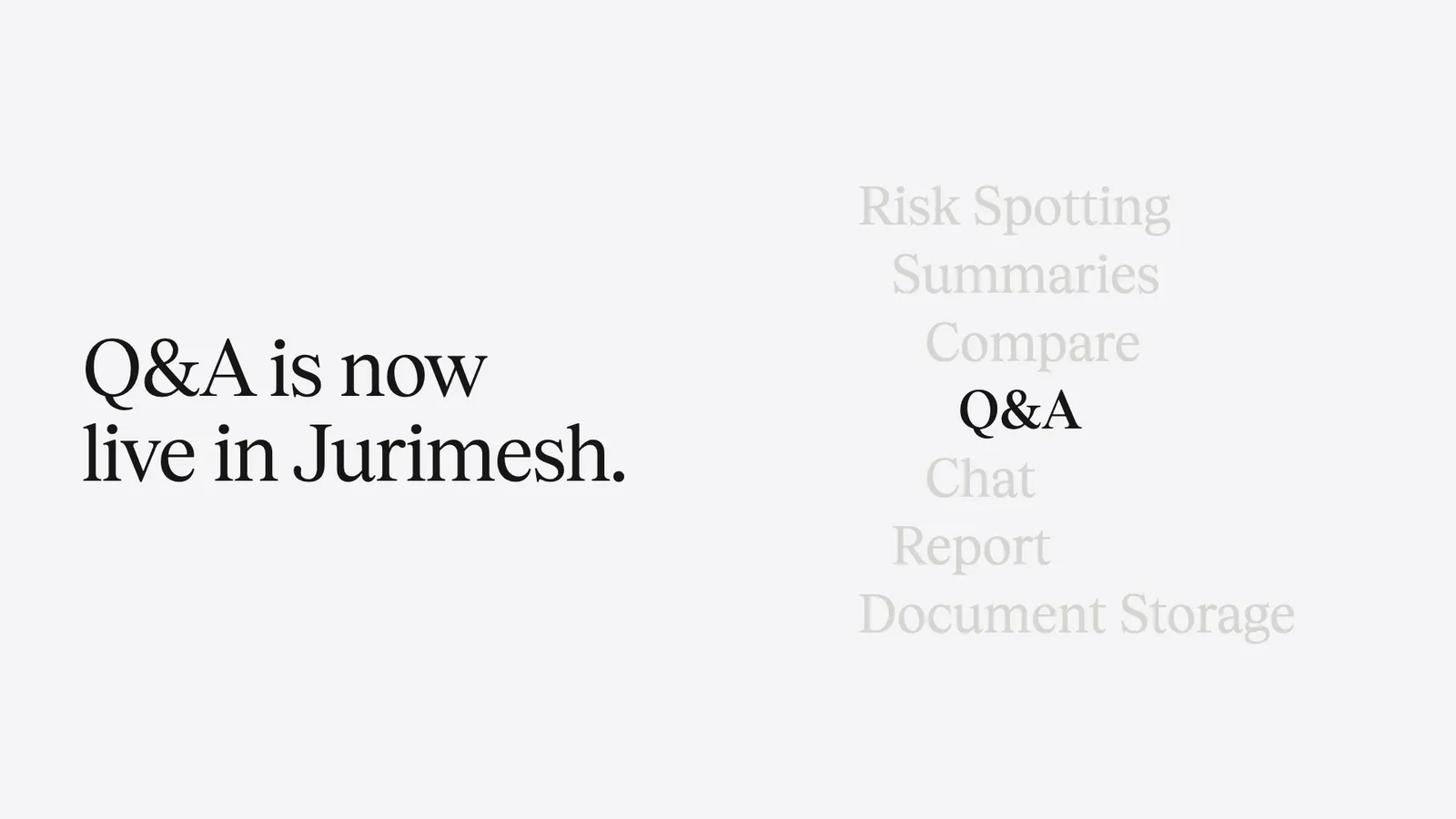 How Q&A works in Jurimesh