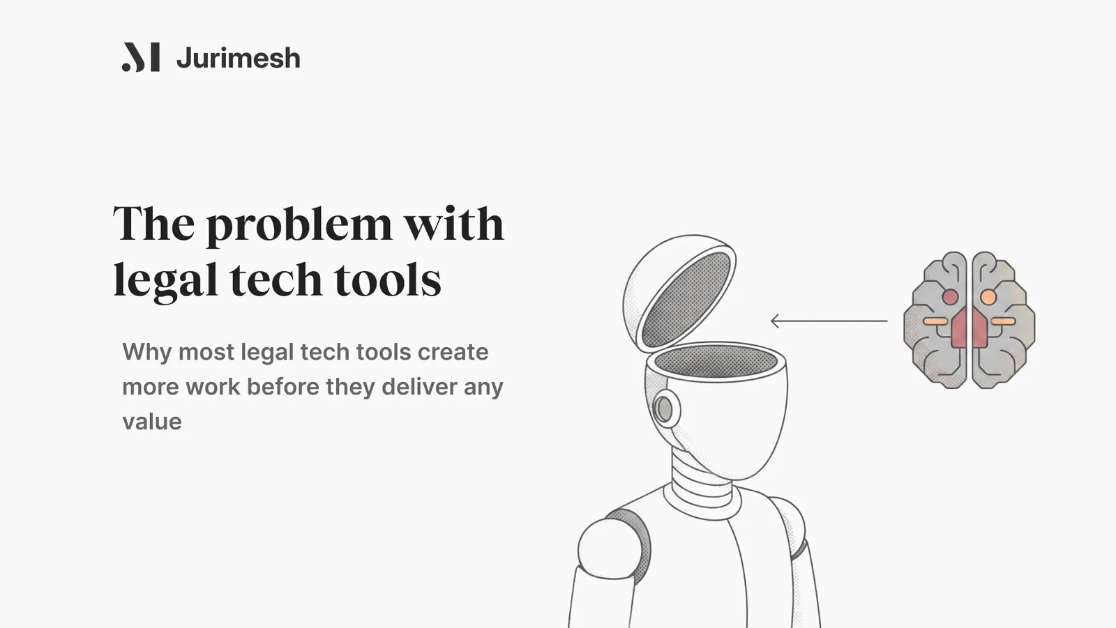 The problem with legal tech tools